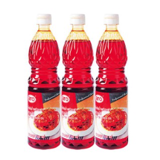 เอโร่ น้ำมันพริกเผา ขนาด 720ml ยกแพ็ค 3ขวด ARO