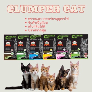 สินค้า Clumper cat ทรายแมวภูเขาไฟ ปราศจากฝุ่น ดับกลิ่นดีเยียม เบนโทไนล์ ขนาด 5 ลิตร