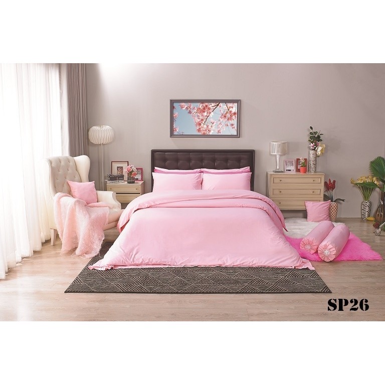 sp26-ผ้าปูที่นอน-สีพื้น-premier