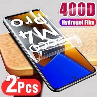 2Pcs Hydrogel Film Screen Protector For Xiaomi Mi Poco M4Pro M4 Pro X4Pro X4 Pro M X 4 5G  Full Cove Protective Film