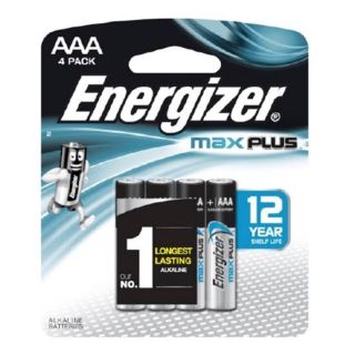 ถ่านอัลคาไลน์ ENERGIZER Max Plus EP92-BP4 AAA (แพ็ค 4)