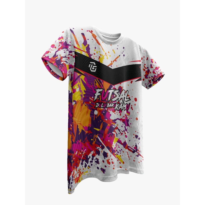 เสื้อยืดแขนสั้น-พิมพ์ลาย-futsal-dulu-baru-kamu-sublimation-jersey-สําหรับผู้ชาย-และผู้หญิง