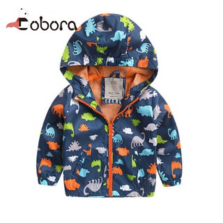 BOBORA เสื้อแจ็คเก็ตสำหรับเด็กทารกผู้ชาย อายุ 2-6ปี แขนยาว ให้ความอบอุ่น