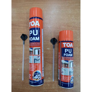 โปรสินค้าใหม่!!!  TOA PU FOAM ทีโอเอ พียูโฟม 500 มล., 750 มล. Lot สั่งใหม่