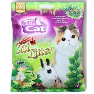 ทรายแมวเต้าหู้ Catty cat (6L)