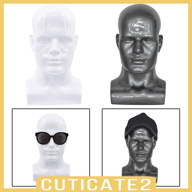 cuticate2-หัวหุ่นโชว์หัวหุ่นนางแบบ-pvc-สําหรับผู้ชาย