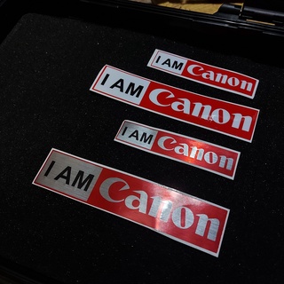 สินค้า สติกเกอร์ I AM Canon / ไอ แอม แคนนอน 2 ขนาด+แบบเงินบลัช+สติกเกอร์สะท้อนแสง 3M/Oracal