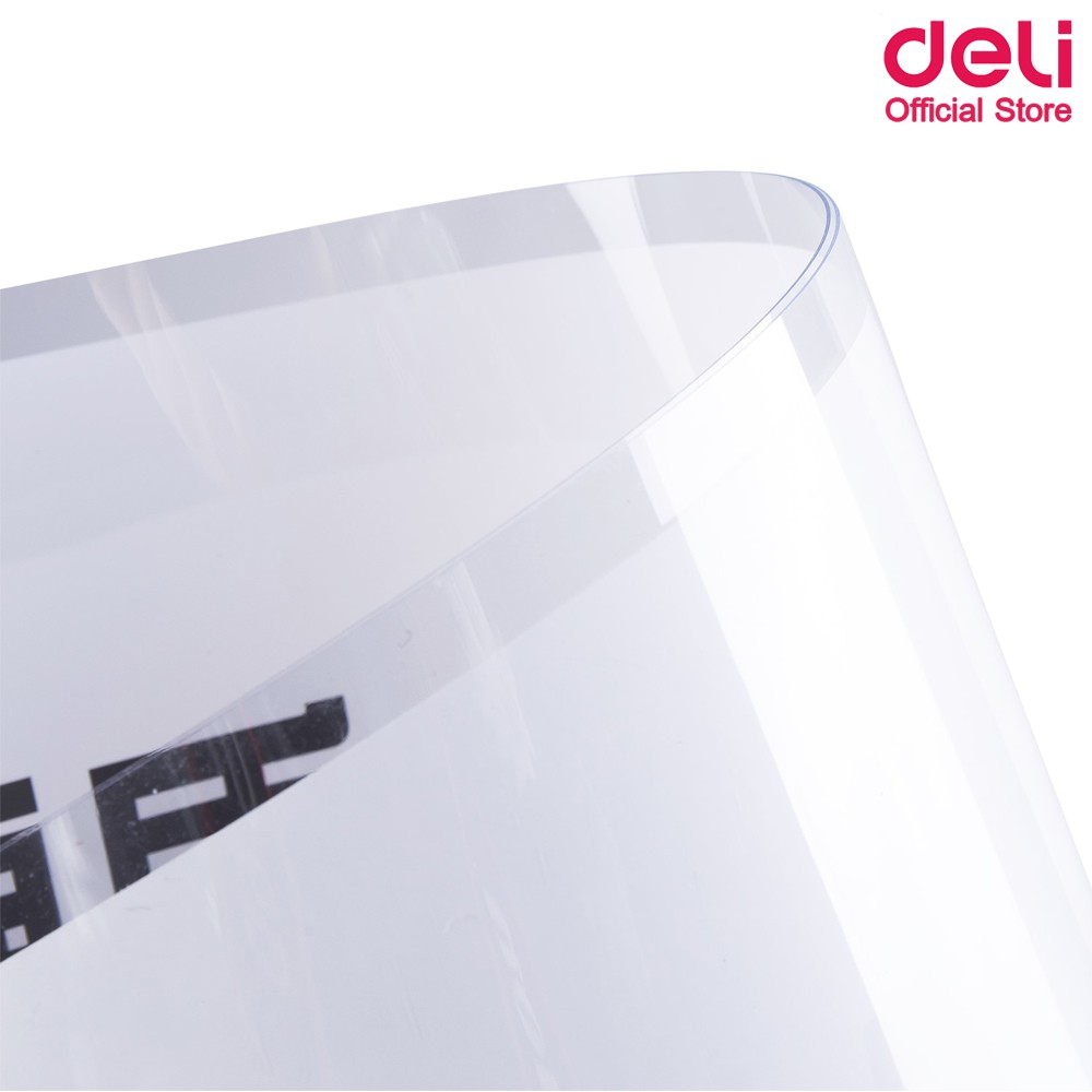deli-5808-card-case-การ์ดเคส-ซองพลาสติก-pvc-ใส่กระดาษ-ขนาด-a3-305x405mm-แพ็ค-5-ชิ้น-ซองพลาสติกแข็ง-การ์ดเคส-a3