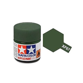 สีทามิย่าสูตรน้ำ Tamiya Acrylic XF67 NATO Green 10ml