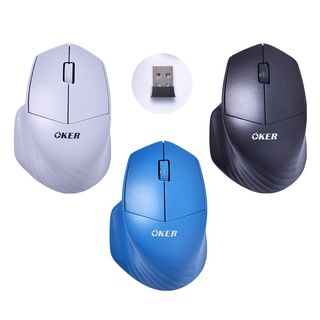 เมาสไร้สาย Oker Mouse Bluetooth รุ่น G920 เม้าส์ บลูทูธ เมาสไร้สาย V3.0 คลิกเงียบ ใช้งานได้ไกลถึง 20 เมตร