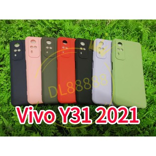 Y31 2021🆕✨พร้อมส่งในไทย✨เคสTPU​นิ่ม​สีพาสเทลคลุมกล้อง For​ Vivo Y31 2021