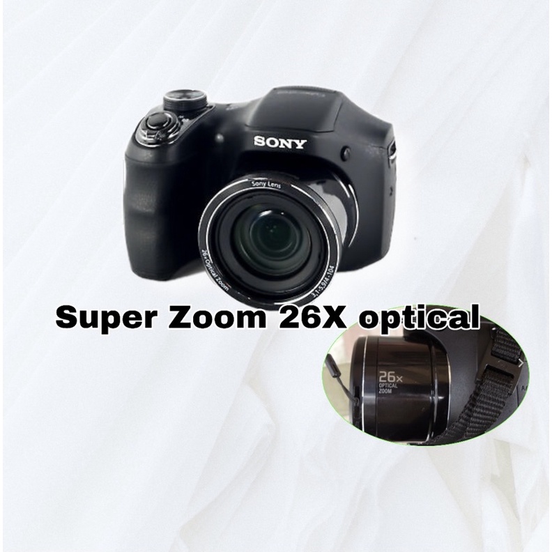 sony-h200-กล้องดิจิตอลมือ-used-26x-super-zoom-camera-20mega-hd-video-record-สุดคุ้ม-มีประกัน-90days-warranty