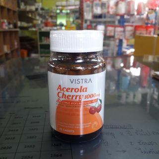 VISTRA Acerola Cherry 1000 mg(45เม็ด/ขวด)