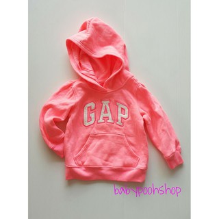 babyGap : กันหนาว Gap แบบสวมมีฮูด สีชมพู (girl) size: 2y