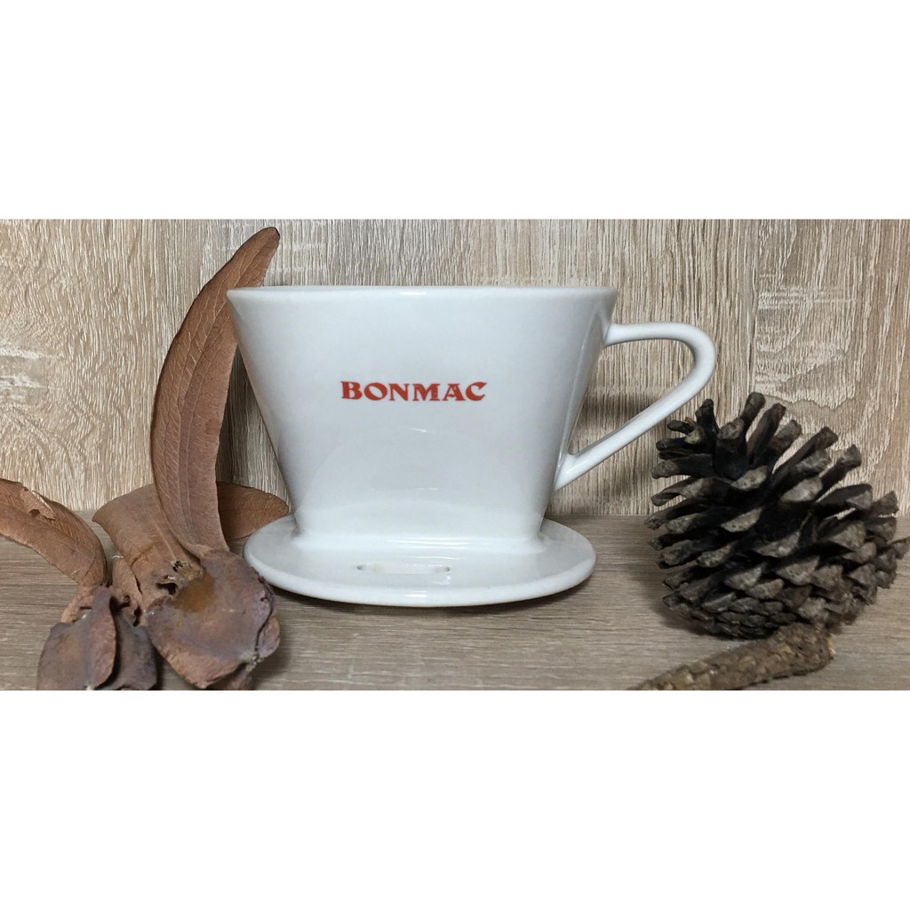 แก้วดริปกาแฟเซรามิค สีขาว Coffee dripper bonmac japan Shopee Thailand