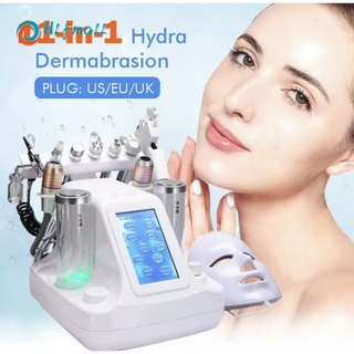 5-11 in 1 Bubble Beauty Apparatus Dermabrasion BIO RF Vacuum Face Cleaning Hydro Water Oxygen Jet Peel LED Machine NE1Q