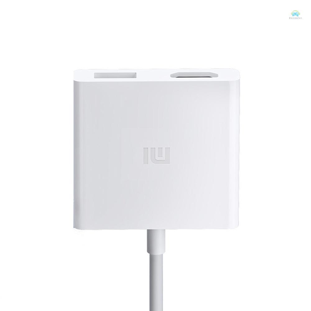 ภาพหน้าปกสินค้าDocooler Xiaomi อะแดปเตอร์แปลงคอมพิวเตอร์ Usb-C Hub Typ-C To Usb 3.0/Hdmi-อเนกประสงค์ 4K 1080P 5Gbps ความเร็วสูง Xmzjqch2Tm จากร้าน malory.th บน Shopee