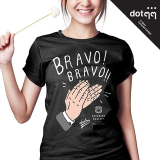 dotdotdot เสื้อยืด ลาย Bravo (Black)