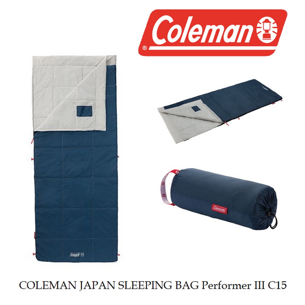 COLEMAN JAPAN SLEEPING BAG Performer III C15 ถุงนอนคุณภาพดี น้ำหนักเบา