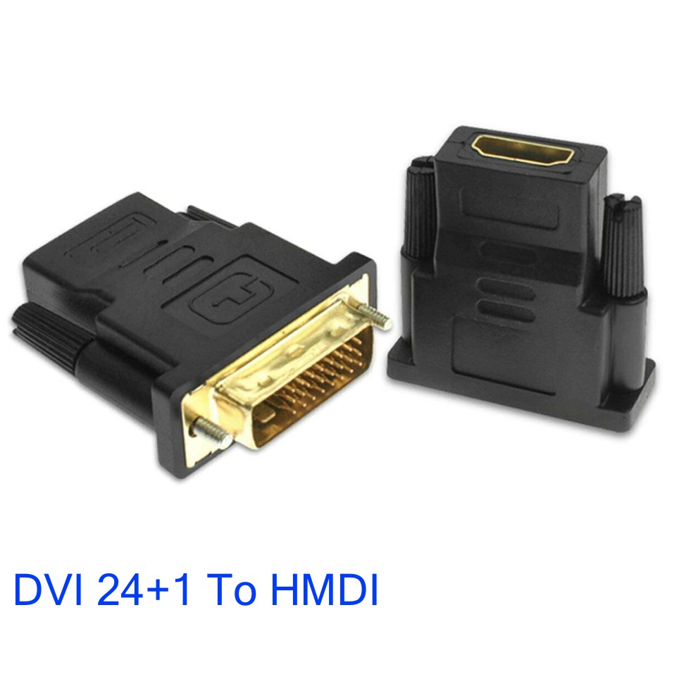 24K Gold Plated Plug ชายหญิง DVI Converter 1080P สำหรับ HDTV ...
