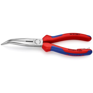 KNIPEX Snipe Nose Side Cutting Pliers w/Tap - 200 mm คีมปากแหลม 200 มม. รุ่น 2622200T