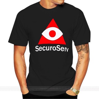 เสื้อยืดลําลอง แขนสั้น พิมพ์ลายโลโก้ securoserv nach shop securoserv black gta v 5 สไตล์มินิมอล สําหรับผู้ชายS-5XL