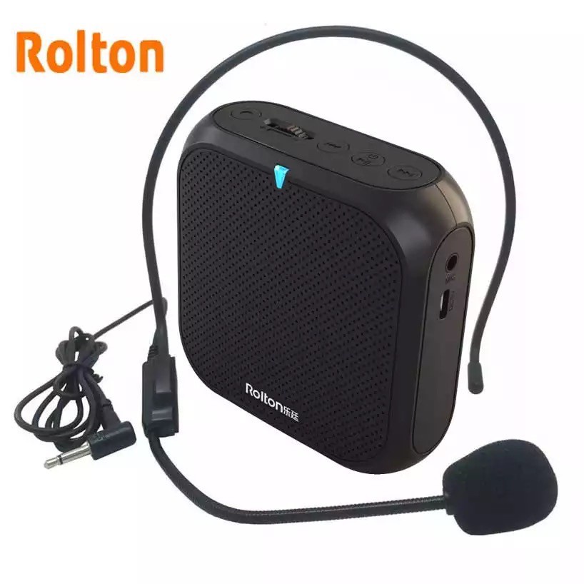 ไมค์wireless-วิทยุfm-rolton-k400fm-ไมค์ลอย-ไมค์ไร้สาย-ไมค์ช่วยสอน-ลำโพงพกพา-ลำโพง-ไมค์ลอย-วิทยุ-k400-fm