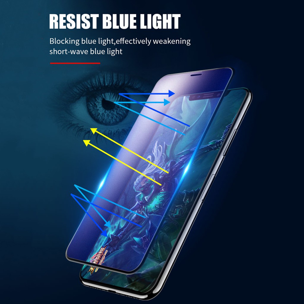 oppo-f7-f9-f11-pro-a12-a15-a15s-a31-a53-a93-a83-a91-a92-a92s-reno-2-4-5-a5-a9-2020-a3s-a5s-a1k-ป้องกันแสงยูวีสีม่วงสีน้ำเงินเรย์แสงเคลือบหน้าจอป้องกันกระจก