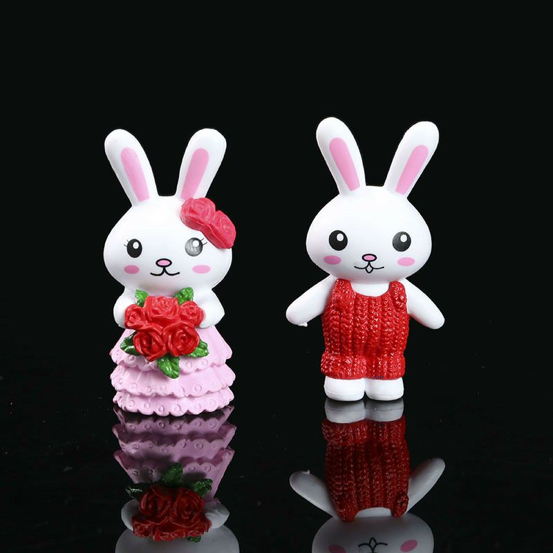 โมเดลกระต่าย-น่ารัก-ชุด-6-ตัว-ครอบครัวกระต่าย-rabbit-สินค้าจากจีน
