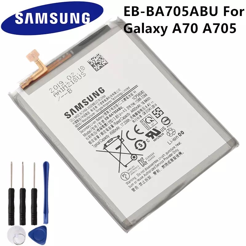 แบตเตอรี่ Samsung Original EB-BA705ABU สำหรับ Samsung Galaxy A70 A705 ...