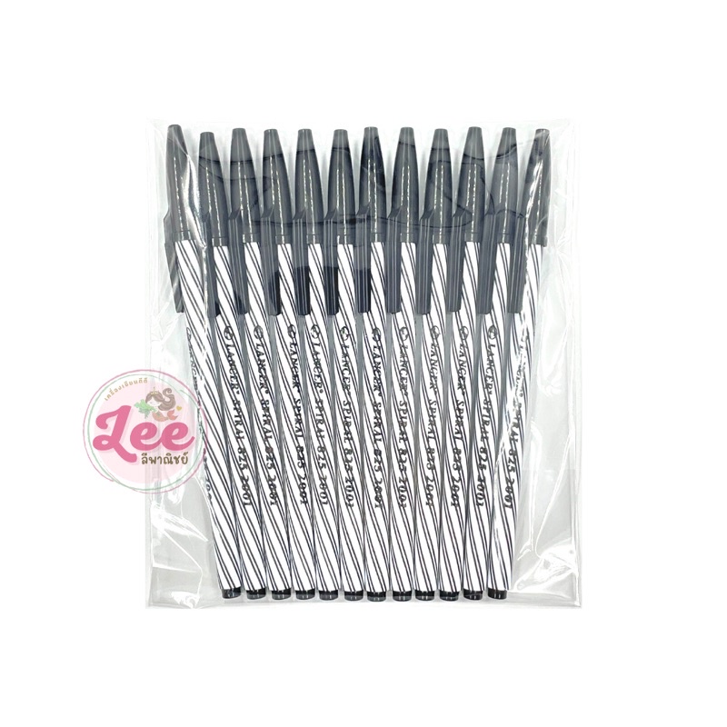 Lancer Ballpoint Pen 0.5mm Spiral 825 Black Ink Pack 3 Pcs 2 Lancer ...