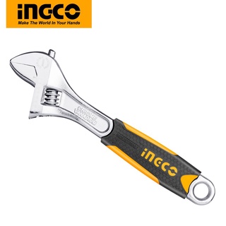 INGCO ประแจเลื่อน 12 นิ้ว รุ่นงานหนัก  HADW131128  ด้ามหุ้มยาง อิงโก้แท้