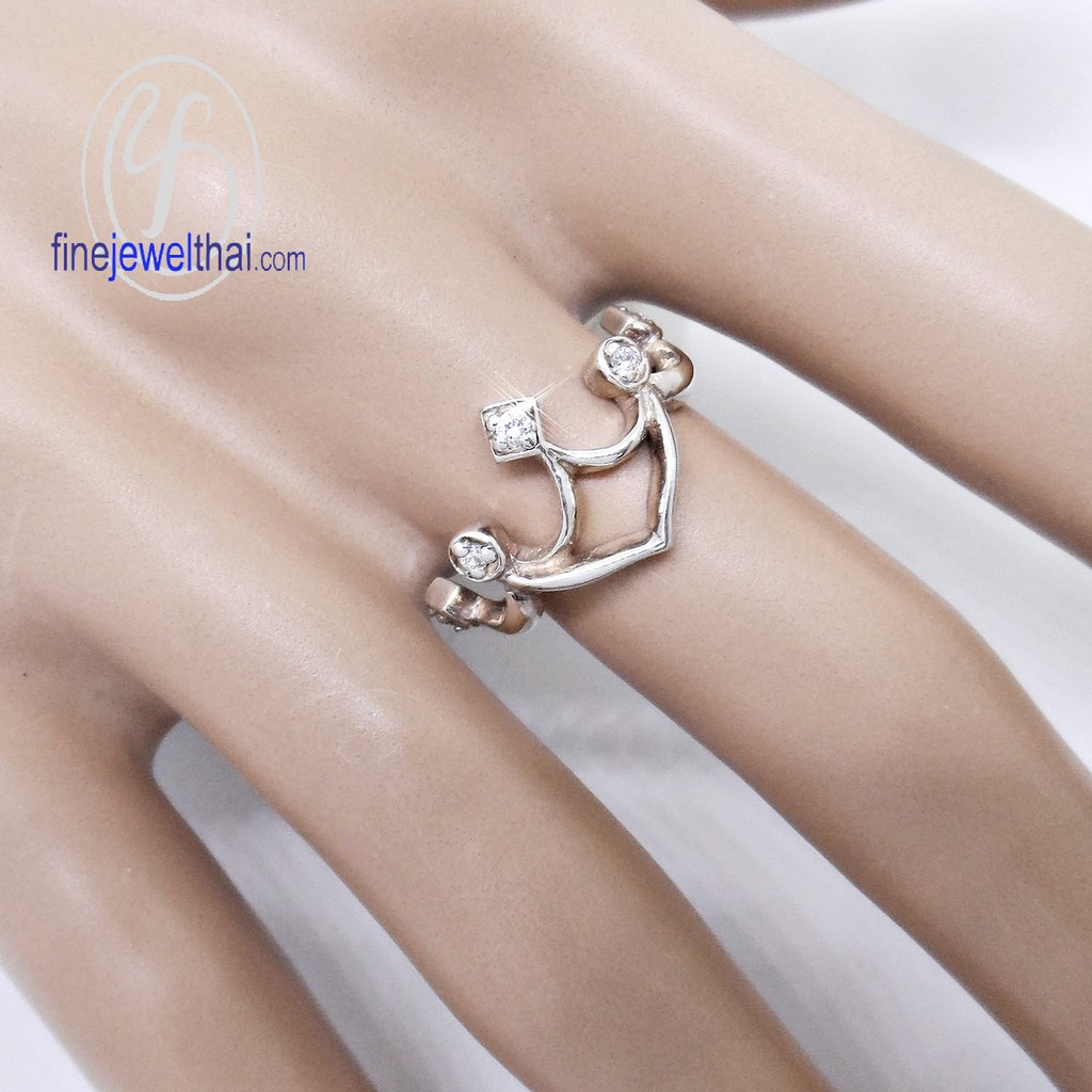 finejewelthai-แหวนมงกุฏ-แหวนเพชรcz-แหวนเงินแท้-r1268cz-r1277cz-r1079cz