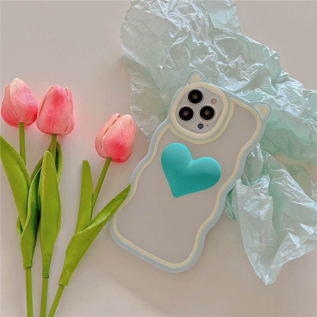 เคสโทรศัพท์มือถือ-tpu-แบบนิ่ม-ลายหูแมว-สําหรับ-iphone-13-pro-max-12-pro-max