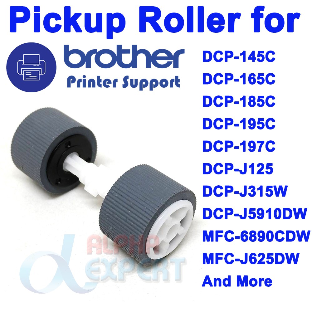 ภาพหน้าปกสินค้าลูกยางดึงกระดาษ Brother Paper Pickup Roller for MFC-6890CDW/DCP-J125/J315W/J5910DW/ T500W / DCP-J100 /J200 และรุ่นอื่นๆ