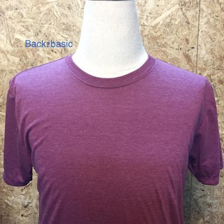 Back2Basic เสื้อยืดสีพื้นคอกลม จำหน่ายทั้งปลีกและส่ง zapb2b-101