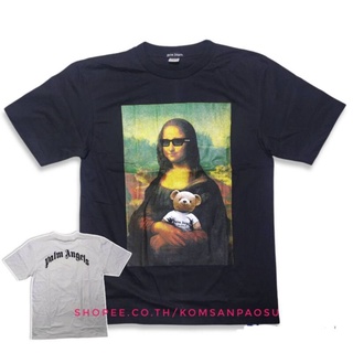Tee เสื้อยืด Palm Angels mona lisa เสื้อยืด ปาล์มแองเจิ้ล โมนา ลิซ่า