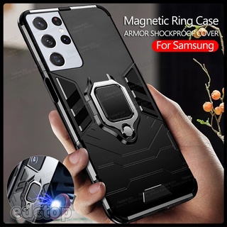 Magnetic Holder Case For Samsung Galaxy S21 S22 Ultra S 22 21 FE Plus S21FE 5G S21Ultra Stand Shockproof Phone Cover