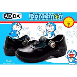 ADDA รองเท้านักเรียน หนังดำ รองเท้านักเรียนหญิง  รุ่น41Z01