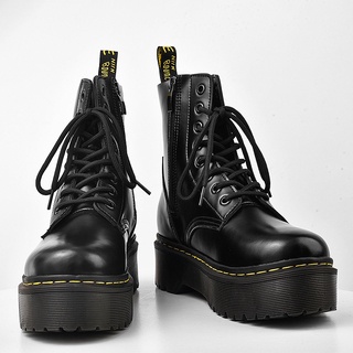 Dr.Martens เดิมหนังหนาด้านล่างมาร์ตินรองเท้าสุภาพสตรีแฟชั่นรองเท้าสั้น