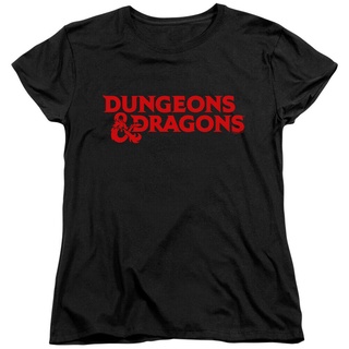เสื้อยืดโอเวอร์ไซส์ขายดี เสื้อยืด พิมพ์ลายโลโก้ Dungeons And Dragons คลาสสิก IAfcko59DAgcaj76S-3XL