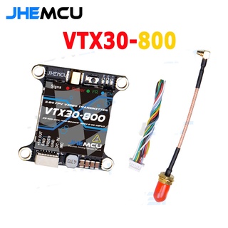 Jhemcu VTX30-800 VTX5848 LITE 40CH 5.8G 25 100 200 400 800mW โมดูลส่งสัญญาณวิดีโอ VTX ควบคุม OSD สลับได้