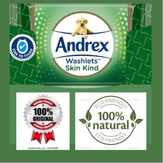 Andrex  washlets  ผ้าเปียกทำความสะอาด หลังการเข้าห้องน้ำ เพื่อความสะอาด มั่นใจ จากประเทศอังกฤษ 🇬🇧