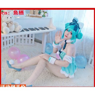 ภาพหน้าปกสินค้าชุดคอสเพลย์ สไตล์อนิเมะ Hatsune Miku COS playเสื้อผ้า Hatsune กระต่ายCOS เสื้อผ้าหญิง อะนิเมะCOSเสื้อผ้า ซึ่งคุณอาจชอบสินค้านี้