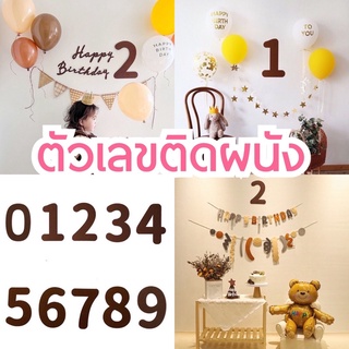 ภาพหน้าปกสินค้าพร้อมส่งร้านไทย ตัวเลขติดผนัง 0-9  ผ้าสักหลาด สีน้ำตาล น่ารักสุดด ที่เกี่ยวข้อง