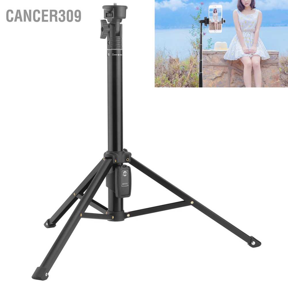 cancer309-live-streaming-aluminum-alloy-tripod-stand-portable-selfie-stick-with-wireless-remote