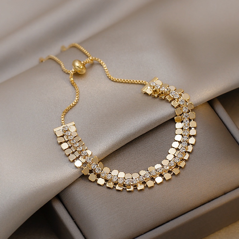retro-design-geometric-diamond-studded-sequins-multi-layer-bracelet-style-simple-personality-bracelet-all-match-bracelet