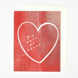 สินค้า Pianissimo Press การ์ดอวยพรรูปหัวใจ รุ่น You Have My Heart