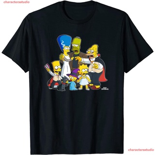 2022 The Simpsons Family Treehouse Of Horror Halloween T-Shirt เสื้อยืด ดพิมพ์ลาย เสื้อยืดผ้าฝ้าย คอกลม cotton แฟชั่น di