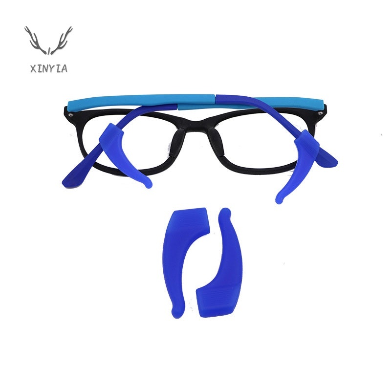 ภาพหน้าปกสินค้าแว่นตาซิลิโคน ที่ยึดแว่นตา ที่ใส่วัด ตัวป้องกันการลื่น Stay Put Ear Grip Hooks จากร้าน xinyia1.th บน Shopee